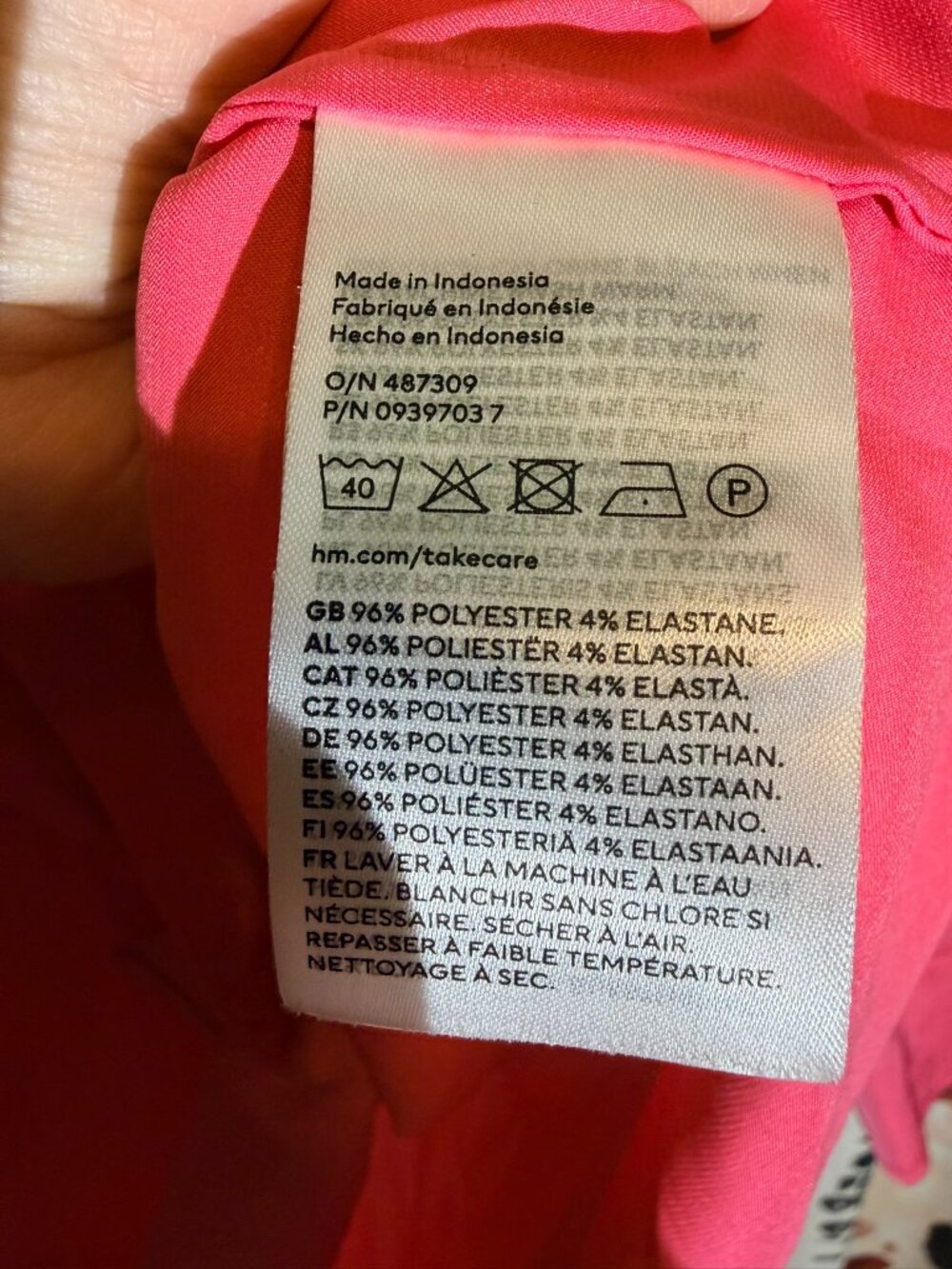 H&M Satin Button-Front Blouse – Size Large - Picture 7 of 11